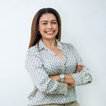 Sagario in a cute top and nice pants